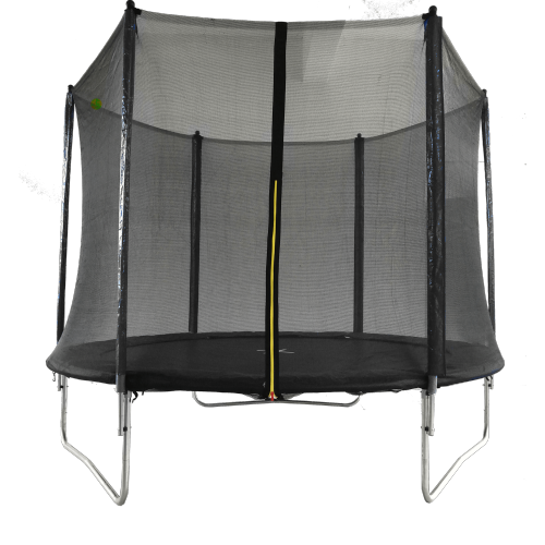 Trampolines Deluxe Round Sports Trampoline with Enclosure